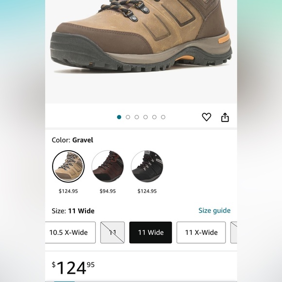 Wolverine Mens Chisel 2Steel Toe Waterproof Hiker Boot - Picture 2 of 13